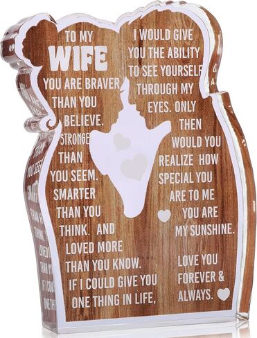 Fathers Day Presents from Daughter – Heartfelt Acrylic Plaque for Dad, Unique Father Daughter Desk Decor Sign – Birthday, Christmas or New Dad Present from Girl in Saudi Arabia