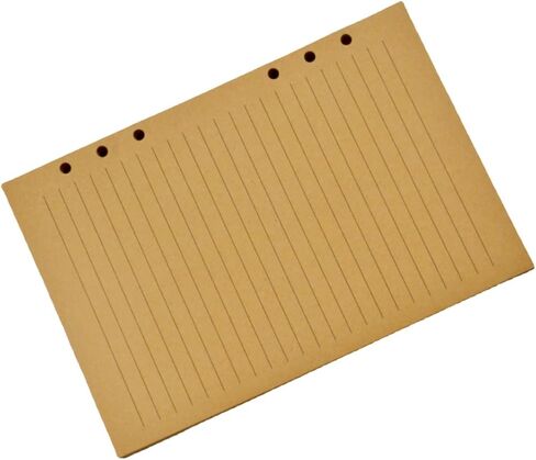 jjnusa a6 إعادة ملء ورقة ، 80 ورقة 160 صفحة A6 ورقة فضفاضة ورقة 6 حفرة دفتر الملاحظات ل 6 حلقة binder notebook planner المجلات المجلات الطلاء منظم شخصي مبطن in Kuwait