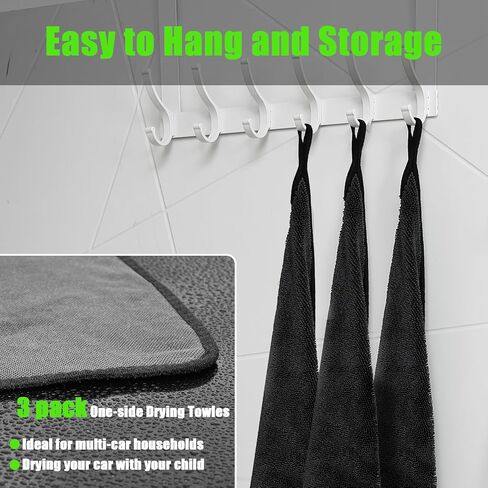 3 Pack Microfiber Towels (36"x 24") Extra Large Ultra Absorbent Drying Towel for Cars and Trucks, Without Streaks, Scratches, or Water Spots in Saudi Arabia