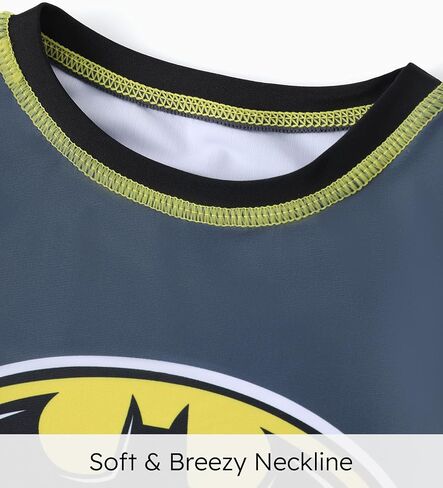 WARNER BROS Tom and Jerry UPF 50+ Short Sleeve Rash Guard and Swim Trunks Set for Boys in Saudi Arabia