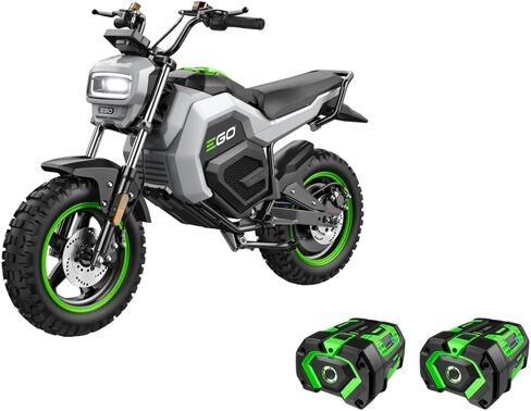 EGO POWER+ Battery Powered Electric Mini Bike, 28 MPH, Includes (2) 56V 7.5Ah Batteries and Charger - MB1005-2 in Kuwait