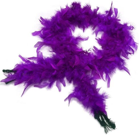 Jijukor Chandelle Turkey Feather Boa 30/45/60g Feather Boas for Home Dancing Party Halloween Costume Decoration in Kuwait