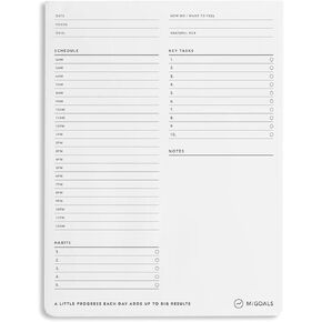 Undated Monthly Desk Notepad Calendar - Improve Goal Setting, Foster Self-Discipline, and Track Your Habits - 36 Months Desk Planner with 36 Pages for 3 Years (A3, 11.7 X 16.5 Inches) in Saudi Arabia