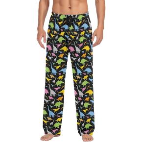 Men's Pajama Pants Sleep Lounge Pants Men Pajama Bottoms with Pockets Drawstring