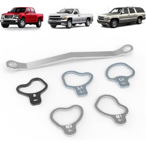 6 PCS Caster Camber Kit لـ GM - متوافقة مع سيارات شيفروليه و GMC - أدوات أساسية لتعديلات ذراع التحكم المريحة