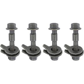 MOTOKU 4Pcs 16mm Cam Bolt Kit Adjustable Camber Correction Alignment Kit for Vehicles Honda Acura BMW Cadillac Ford Lincoln GMC Front Left and Right Wheel