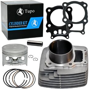 Tupo 329cc 78.5mm Cylinder Piston Ring Gasket Top End Rebuild Kit Compatible with Honda Rancher 350 TRX350 FA TRX350FM TRX350TE TRX350TM Rancher350 2000-2006