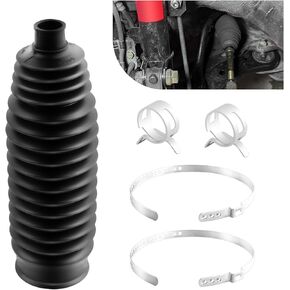 Rack and Pinion Boot OEM#103-3069,4553549005,53534SZAA02,Rack and Pinion Boot Kit with 2*Clamps,Inner Tie Rod Boot Compatible with Lexus ES300 RX330 RX450h Toyota Avalon Camry Corolla
