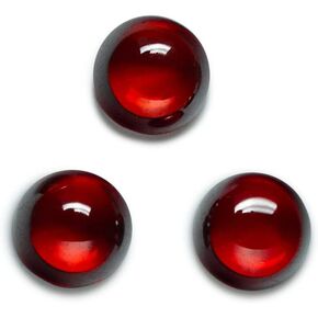 Fanyu Round 4-12mm Flat Back Cabochon For Jewelry Making Garnet Color Cubic Zirconia Stone