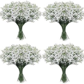 بابيس التنفس الزهور الاصطناعية ، 30 pcs gypsophila زهور لمسة حقيقية لحفل الزفاف المنزل الديكور