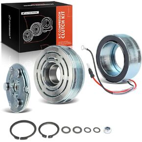 A-Premium Air Conditioner AC Compressor Clutch Kit Compatible with Honda CR-V CRV 1997-2001, Civic 1994-2000, Civic del Sol 1994-1995