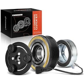 A-Premium Air Complementer AC Comuts Clutch Kit متوافق مع Nissan Pathfinder 2008-2012 ، Titan 2004-2015 2017-2021 ، Armada ، NV2500 ، NV3500 ، Pathfinder Armada ، Titan XD & Infiniti QX80 ، QX56 ، QX56