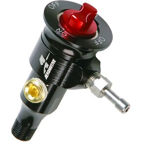 Aeromotive 15631 Billet Fuel Sample Valve, Black