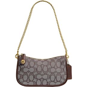 Coach Swinger Bag 20 in Signature Jacquard, B4/Oak Maple