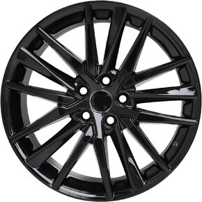 19x8inch 19 بوصة 19 "حافة عجلات ألومنيوم مميزة متوافقة مع Toyota Camry XSE 2021 2022 2023 2024 ، aly75222u46n ، OE Stock Specs ، Gloss Black