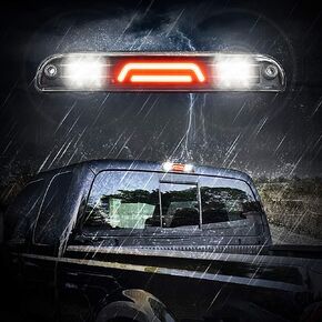 ضوء الفرامل الثالث الثالث متوافق مع 1999-2016 Ford F250 F350 F450 F550 Super Duty Ranger ، Mazda B-Series Bar LED Bar High Mount Stop مصباح يستبدل YC3Z13A613BA