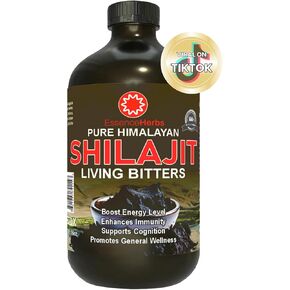 Shilajit Bitters Liquids Made with Shilajit, Moringa, Black Seed, & More (Pack of 1)