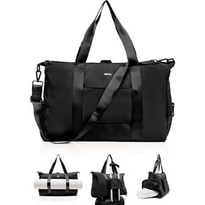 Gym Bag for Women - 3-in-1 Duffle with Laptop & Yoga Mat Space, Personal Item Travel Bag with Shoe Compartment, Luggage Sleeve & Toiletries Pouch, Stylish Weekender & Carry On in Saudi Arabia