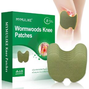 بقع الركبة 60pcs ، تصحيح الركبة العشبية ، بقع عشبية دافئة لمعجون رقعة الركبة تقليل طويل الأمد للمفصل غير مريح