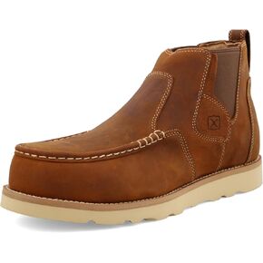 Twisted X Men's 4" Work Chelsea Wedge Sole Boot Ankle