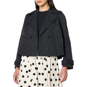 The Drop Women's Plus Size Mara Cropped Trench