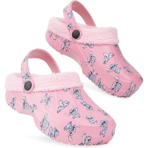 Disney Stitch Girls Clogs - السدادات المبطنة الصوف - هدايا غرزة