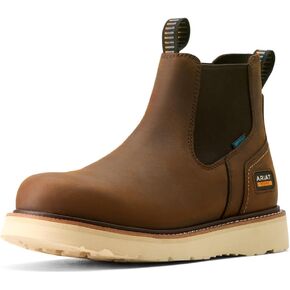 ARIAT Men's Rebar Wedge Chelsea Waterproof Work Boot