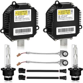 2 مجموعات من HID HID HED HED LIPTRY W/INGITER & D2S BULB لنيسان Altima ، 350Z ، Maxima ، Murano ، Rogue ، لـ Infiniti G35 ، G37 ، FX35 ، استبدال 28474-8991A 28474-89904 NZMNS111LAN XENON BALLAST