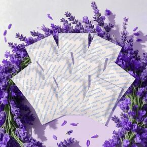 Lavender Scented Sachets – Long-Lasting Odor Remover and Freshener for Shoes, Closets, Drawers, and Storage Spaces – Pack of 10