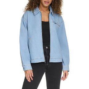 Levi's Women's Zip Up Utility Jacket with Collar