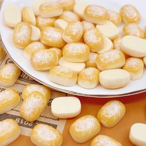 50 PCS Mini Mini Bread Accissions Resin Miniature Bread Cake Decore محاكاة خبز سحر لملحقات DIY Craft Mini Kitchen Decoration