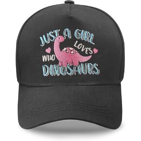 Dinosaur Hat, Dino Gift for Girls, Cute Embroidered Diplodocus Boy Baseball Cap