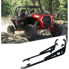 RZR Rock Sliders Nerf Bars-خطوة الجانبية الشاقة و Kickers-يناسب 2014-2023 Polaris RZR 900 Trail ، 900s ، 1000s ، 1000xp ، Turbo (مقعدين)-يشمل البراغي المتصاعدة (البرتقالي)