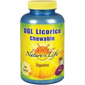 أقراص Life's Nature's DGL DGL ، 380 ملغ ، مضغ ، 100 عدد