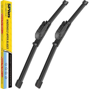 5 PLUS® Windshield Wiper Blades 22 Inch + 22 Inch (2 PACK), Automotive Replacement Windshield Wiper Blades For My Car - OEM Quality Premium All-Season Windshield Wipers
