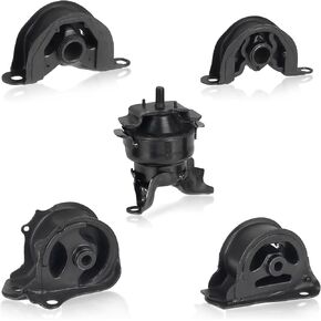 Engine Motor Mount Kit and Transmission Mount A6502 A6520 A6556 A6506 A6526 Compatible for Honda Civic 1.6L Auto Trans 1996-2000 (Set of 5)