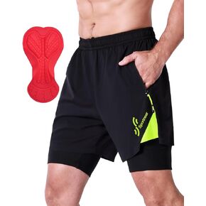 شورتات دراجة رياضية للرجال - 3D محفور 3D بطيئة MTB Fit Fit ركوب الدراجات دراجة دراجة دراجة دراجة الدراجات مع جيوب السوستة