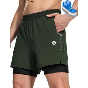 Men's Mountain Bike Shorts 4D Padded Cycling Bicycle Biker Riding Loose-fit Gel Padding MTB Shorts Zipper Pockets in Kuwait