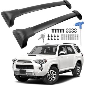 Car Roof Rack Cross Bars Compatible with 2019-2023 Subaru Ascent (for Raised Side Rails), Aluminum Lockable Roof Cross Bars for Kayak Bike Rooftop Cargo Carrier Bag Basket Luggage