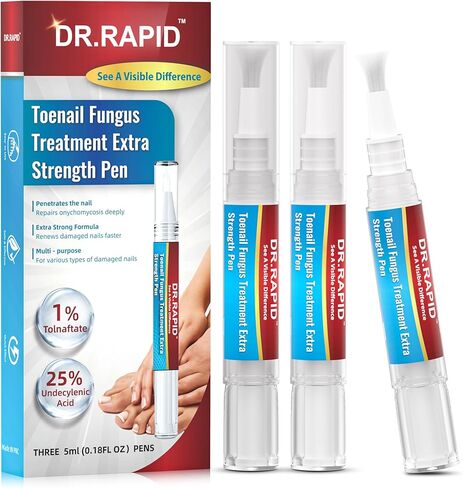 Toenail Fungus Treatment Extra Strength - Fungi Nail Pen Antifungal Repair for Damaged Nails, Fast-Acting Solution for Toe & Fingernail Fungi, Ideal for Nail Health Concerns Athletes 5ml/0.18FLOZ 3Pcs in Kuwait