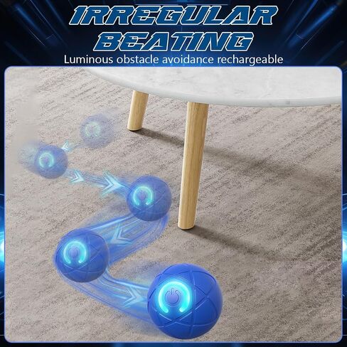 2025 لعبة كرة مهزوزة جديدة للكلاب ، كرة كلب تهتز ، كرة كلب تهز ، كرة دوج تفاعلية ، USB قابلة لإعادة الشحن لعبة لعبة لعبة الكلاب المتحركة ، للكلاب الصغيرة المتوسطة الكبيرة (2pcs-A) (أ) in Kuwait