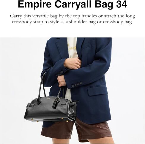 Coach Glazed Leather Empire Carryall 34 in Saudi Arabia