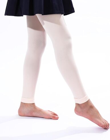 EVERSWE Girl's Microfiber Footless Tights, Ballet Dance Tights, Ultra Soft Leggings in Saudi Arabia