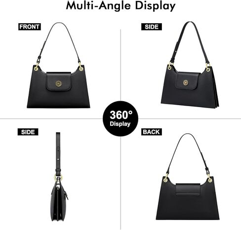 Peacocktion Shoulder Bag for Women Trendy Small Cute Vegan Leather Purses Handbags in Kuwait