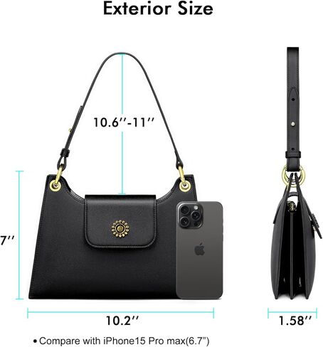 Peacocktion Shoulder Bag for Women Trendy Small Cute Vegan Leather Purses Handbags in Kuwait