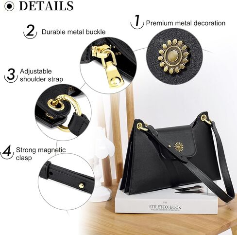 Peacocktion Shoulder Bag for Women Trendy Small Cute Vegan Leather Purses Handbags in Kuwait