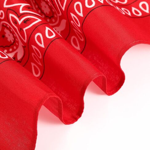 36 Pcs Cowboy Bandanas Bulk Paisley Bandanas Western Headband for Women Men Costume, Parades, Independence Day in Kuwait