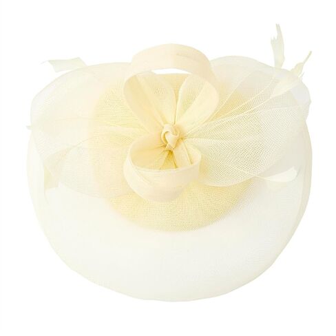 Zando 2025 Fascinators Hats for Women Ken-Tucky Derby Flower Tea Hat Mesh Feathers Headband Hair Clip for Wedding Cocktail in Kuwait