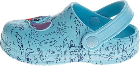 Josmo Kids Lilo & Stitch Clog Sandal Sandproof Slip -On Slides for Girls - Stitch and Angel Ate Tee Lings with Backstrap (Size Size - Little Kid) in Kuwait