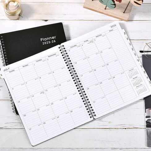 2024-2025 Planner - Weekly and Monthly Planner 2024-2025, Jul 2024 - Jun 2025, 8'' x 10'', 2024-2025 Calendar with Twin-wire Binding, Flexible Cover in Kuwait